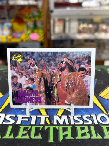 1990 WWF Classic Macho Man Randy Savage #4 Trading Card