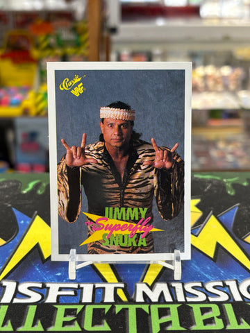 1990 WWF Classic Superfly Jimmy Snuka #14 Trading Card