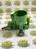 Vintage ERTL John Deere Tractor and Grinder Mill Mixer 1/64 Scale