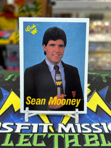 1990 WWF Classic WWF Announcer Sean Mooney #54 Trading Card