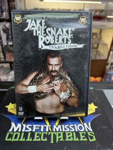 WWE DVD Jake The Snake Roberts Pick Your Poison 2 Disc Set