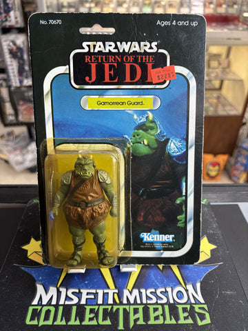 Vintage Kenner 1983 Star Wars Return of The Jedi Gamorrean Guard Complete in The Package 65 Back