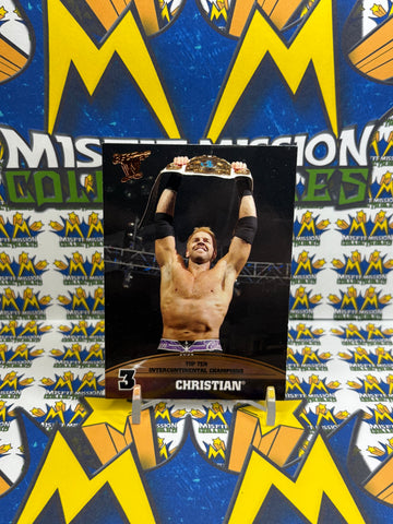 2013 Topps WWE Best of Top Ten Intercontinental Champions Christian #3 Trading Card