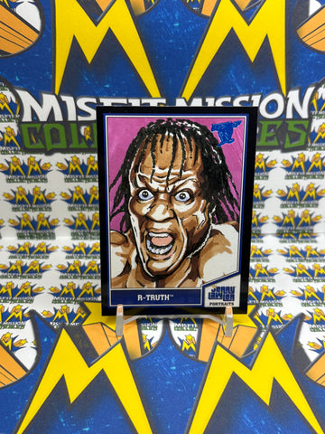 2013 Topps WWE Best of R-Truth Jerry Lawler Portraits #2 of 10 Trading Card (RARE)
