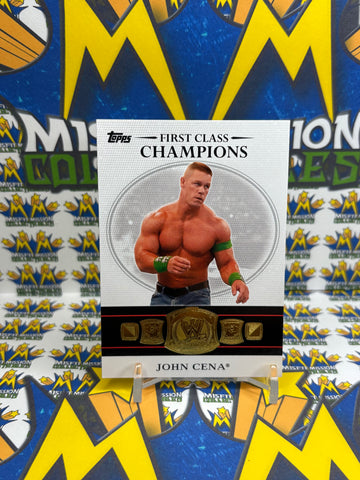 2012 Topps WWE First Class Champions John Cena WWE Champion #14 of 20 Trading Card