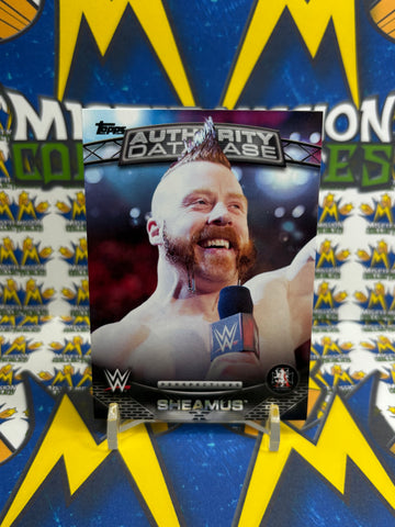 2016 Topps WWE Authority Data Base Perspectives Sheamus #9A Trading Card
