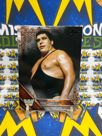 2016 Topps WWE Legend Andre The Giant Bronze Parallel #52 Trading Card