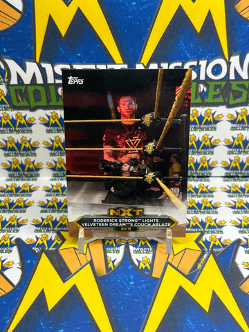 2020 Topps WWE NXT Roderick Strong Bronze Parallel #27 Trading Card