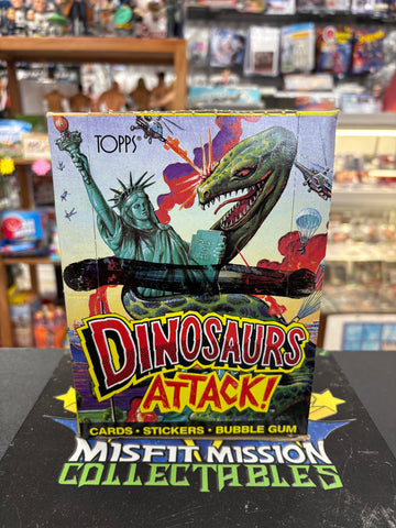 TOPPS Vintage 1988 Dinosaurs Attacks Trading Cards Full Box 48 Packs