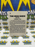 Vintage 1985 Wrestling All-Stars The Iron Sheik #5 Trading Card Hand Cut