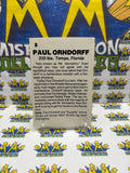 Vintage 1985 Wrestling All-Stars Paul Orndorff #8 Trading Card Hand Cut