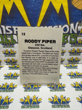 Vintage 1985 Wrestling All-Stars Roddy Piper #15 Trading Card Hand Cut