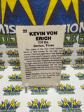 Vintage 1985 Wrestling All-Stars Kevin Von Erich #22 Trading Card Hand Cut