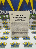 Vintage 1985 Wrestling All-Stars Ricky Steamboat #33 Trading Card Hand Cut
