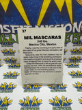 Vintage 1985 Wrestling All-Stars Mil Mascaras #37 Trading Card Hand Cut