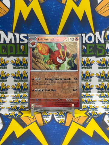 Pokemon Obsidian Flames Reverse Holo Darmanitan 036/197 OBF EN Trading Card
