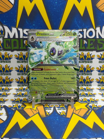 Pokemon Paradox Rift Full Art Holo Froslass EX 003/182 PAR EN Trading Card