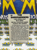 Vintage 1985 Wrestling All-Stars The Sheepherders #45 Trading Card Hand Cut