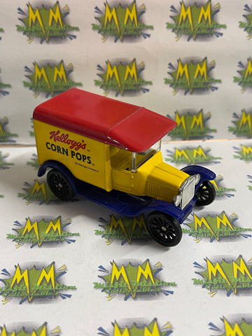 Vintage 1989 Matchbox 1921 Model T Ford Kellog’s Corn Pops Die Cast Toy Car