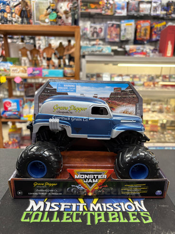 Spin Master Monster Jam Series 22 1:24 Grave Digger Truck (New)