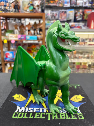1983 Galoob Blackstar Green Warlock Dragon Glow in The Dark Figure
