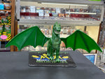 1983 Galoob Blackstar Green Warlock Dragon Glow in The Dark Figure