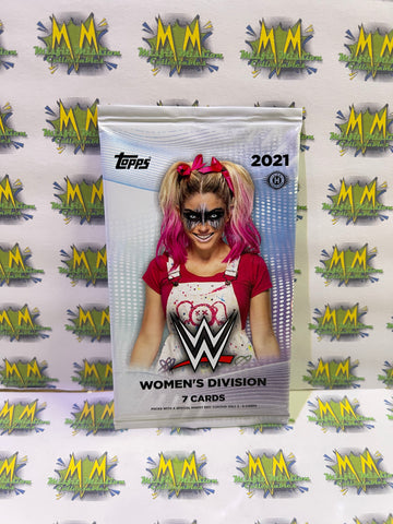 2021 Topps WWE Woman’s Devision Sealed Pack of 7 Trading Cards