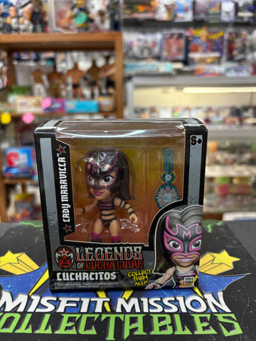 Boss Fight Legends of Luchalibre Luchacitos Lady Maravilla Figure (New)