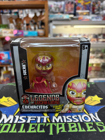 Boss Fight Legends of Luchalibre Luchacitos Solak Figure (New)