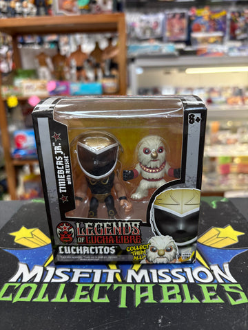 Boss Fight Legends of Luchalibre Luchacitos Tineblas JR with Alushe Figure (New)