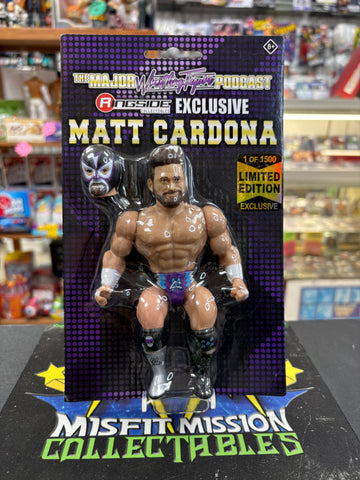 The Major Wrestling Figure Podcast Matt Cardona Figure 1 of 1500 (New)