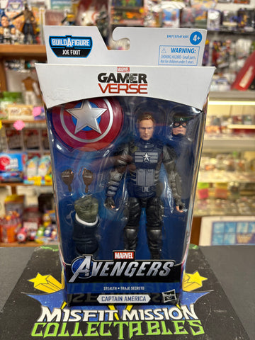 Marvel Legends Gamer Verse Avengers Stealth Captain America (New)