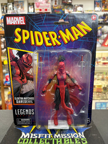 Marvel Legends Spider-Man Elektra Natchios Daredevil Figure (New)