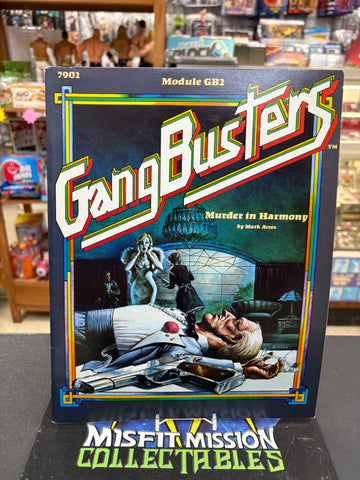 Vintage Rare 1980 TSR Gang Busters Module GB2 7902 Role Playing Game