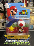 Jakks Nintendo Super Mario Toad With Super Star (New)