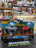 Spin Master Monster Jam Double Down Showdown Northern Empire vs Sasquatch 1:64 Trucks (New)