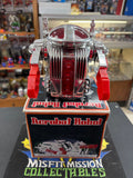 Vintage 1980s Acrobat Robot Battery Operated Taiwan Chrome Robot w/ Box