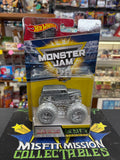 Hot Wheels Monster Jam 25 Silver Collection Grave Digger 1:64 Truck (New)