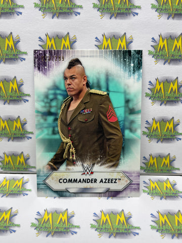 2021 WWE Topps Smackdown Commander Azeez 023/299 Trading Card #145