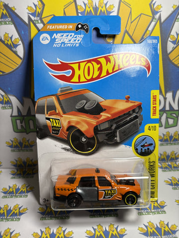 2015 Hot Wheels HW City Works Track Stars Need For Speed No Limits Time Taxi (New)