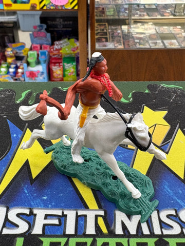 Vintage 1970s Timpo Toys Apache White Horse Figure