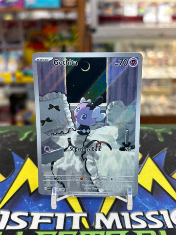 Pokemon White Flare Rare Illustration Holo Team Rocket’s Gothita 126/086 WHT EN Trading Card