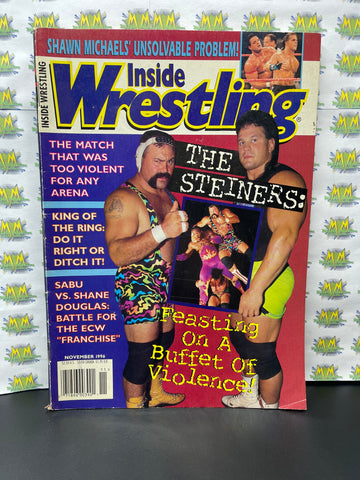 Inside Wrestling Magazine November 1996 The Steiner Brothers