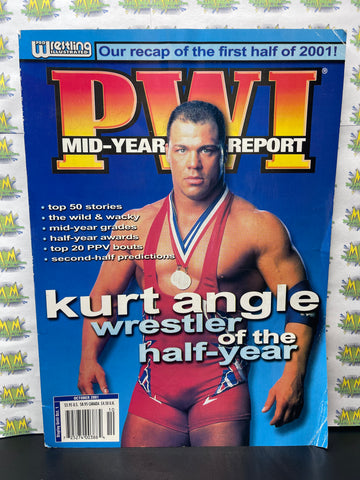 Pro Wrestling Illustrated October 2001 Kurt Angle