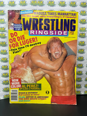 Wrestling Ringside Magazine January 1989 No.38 Lex Luger