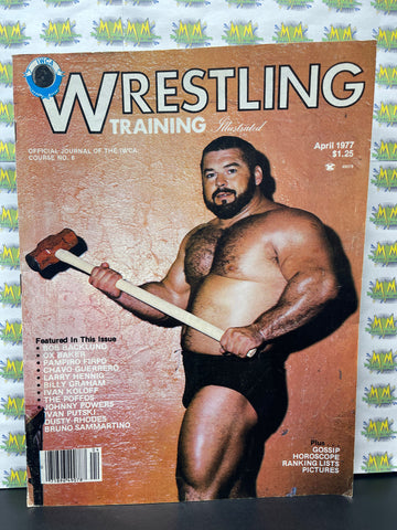 IWCA Wrestling Training Illustrated Magazine April 1977