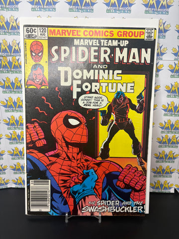 1982 Marvel Comics Marvel Team Up Spider-Man & Dominic Fortune Comic #120