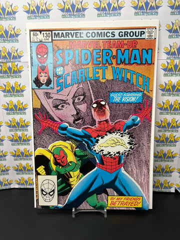 1983 Marvel Comics Marvel Team Up Spider-Man & The Scarlet Witch Comic #130