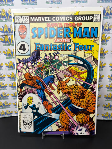 1983 Marvel Comics Marvel Team Up Spider-Man & Fantastic Four #133
