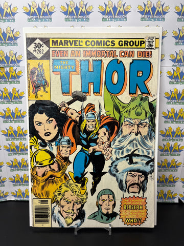 1977 Marvel Comics The Mighty Thor #262 Comic Book